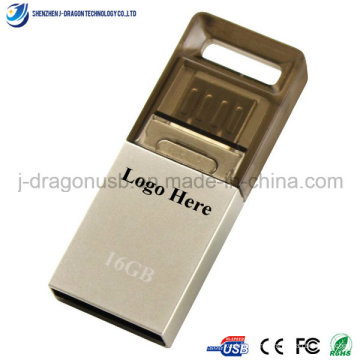 2016 Le plus récent Mini Metal OTG USB 2.0 Flash Drive